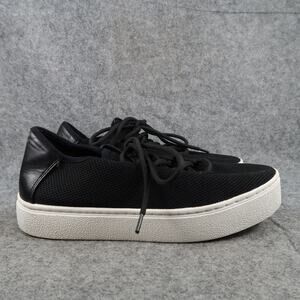 BP Shoes Womens 8 Sneakers Lifestyle Platform Fashion Knit Casual Comfort Black